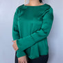 joseph ribkoff emerald flare top
