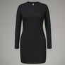 7Diamonds Rev Ribbed Long Sleeve Dress