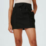 7Diamonds Infinity Elastic Waist Black Skirt