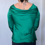 joseph ribkoff emerald flare top