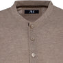 American Heritage Waffle Knit Brown Henley