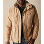 The Normal Brand tan canvas core coat