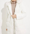 Joseph Ribkoff White Fur Coat