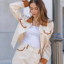 Strut & Bolt Suede Contrasted Jacket