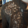 Scully Detailed Long Leather Coat