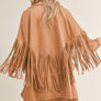 sage the label fringe shacket