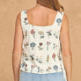 Strut & Bolt Botanical Embroidered Tie Top