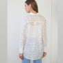 Zoe & Claire Floral Eyelet Aria Blouse