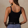 The Normal Brand Black Ribbed Tank