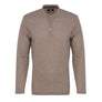 American Heritage Waffle Knit Brown Henley