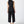 Joseph Ribkoff black front zip cinched jumpsuit