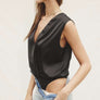 Dress Forum Sleeveless Black Bodysuit