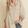 Dress Forum oversized button down - beige