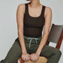 7Diamonds core ribbed crop tank Moc