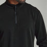 7d rev black 1/4 zip