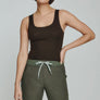 7Diamonds core ribbed crop tank Moc