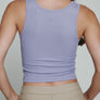 7Diamonds Core Ribbed Crop Tank Iris