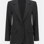 joseph ribkoff black embellishment blazer