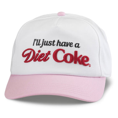 Pink Bill Diet Coke Baseball Hat