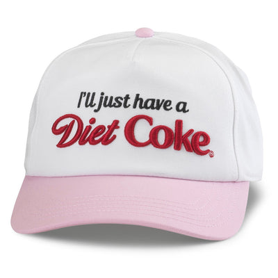 Pink Bill Diet Coke Baseball Hat