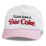 Pink Bill Diet Coke Baseball Hat