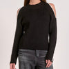 Elan Black Long Sleeve with Shoulder Cut Outs