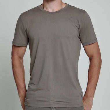 7 Diamonds steel gray core crew neck