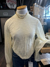 Molly Bracken knit off white under sweater