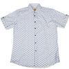 Trend S/S Blue Floating Squares Print