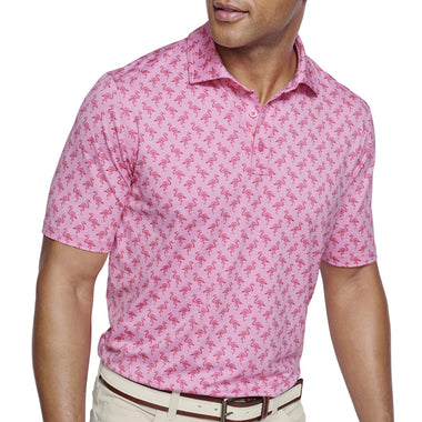 Johnston & Murphy XC4 Pink Flamingo Polo