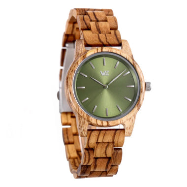 Wooden Element Time Bandit Green Watch