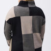 Joseph Ribkoff taupe/black jacquard knit