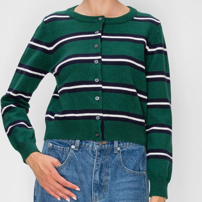 Stitch & Co. Antonia Stripped Cardigan
