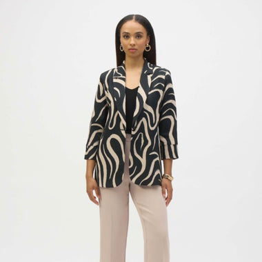 Joseph Ribkoff Wavy Patterned Blazer