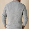 The Normal Brand Grey Waffle Knit Quarter-Zip