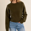 Molly Bracken Khaki Olive Sweater