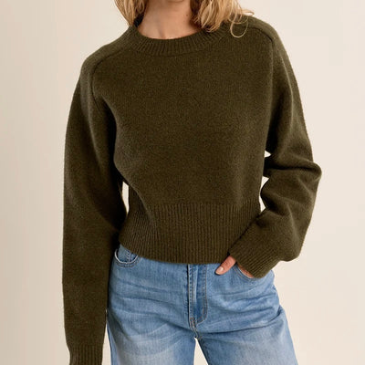 Molly Bracken Khaki Olive Sweater