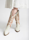 Stivali Dramen Ivory leather Cowboy Boot
