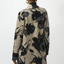 Joseph Ribkoff Floral Sweater Knit Cardigan