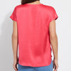 Lyssé Miri Cap Sleeve Top - Coral