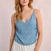 Molly Bracken Lace-Up Tencel Tank