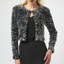 Joseph Ribkoff Sequin Cropped Cardigan