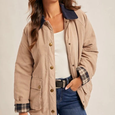 Hem & Thread Corduroy Fisherman Jacket