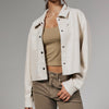 7Diamonds natural sloane cropped jacket