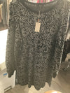 Hatley Grey and Black Sweater Dress