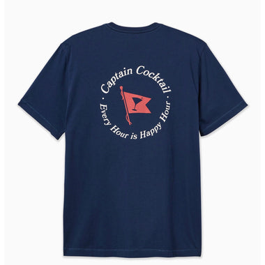 Toes on the Nose Happy Hour S/S Tee - Navy