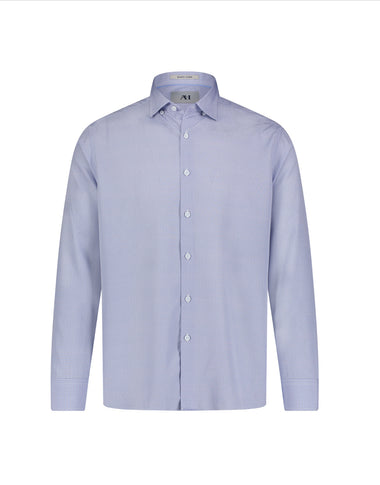 American Heritage Blue Diamond Stretch Button Up