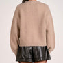 Elan Tan Tie Cardigan