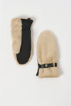 Joseph Ribkoff Taupe Faux Fur Mittens