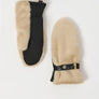 Joseph Ribkoff Taupe Faux Fur Mittens